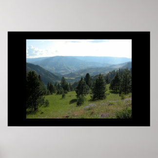 Idaho Mountain liggande Poster
