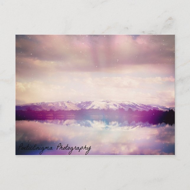 Idaho Mountains vycard Vykort (Framsida)