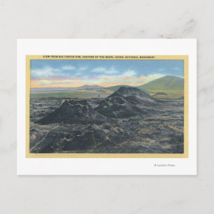 Idaho National Park Big Crater Rim Vykort