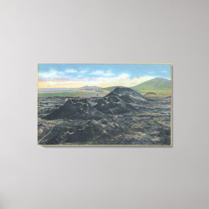 Idaho nationalpark Big Crater Rim Canvastryck