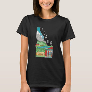 Idaho Nature liggande T Shirt