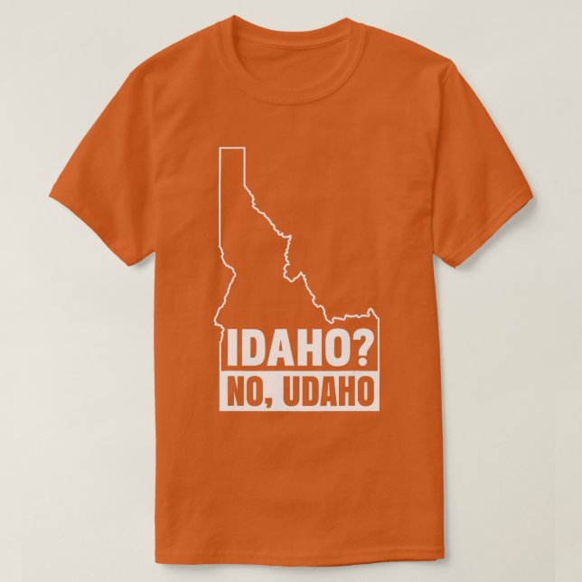 Idaho No Udaho 21229 T Shirt (Design framsida)