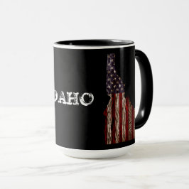 IDAHO PATRIOT BURNT WOOD CLR MUGG