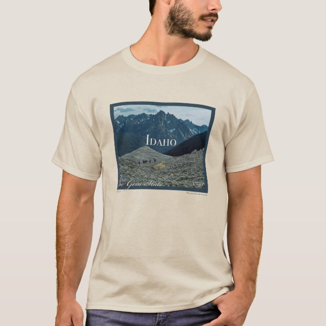 Idaho Poster Art T Shirt (Framsida)