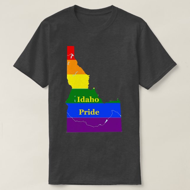 Idaho Pride TShirt T Shirt (Design framsida)
