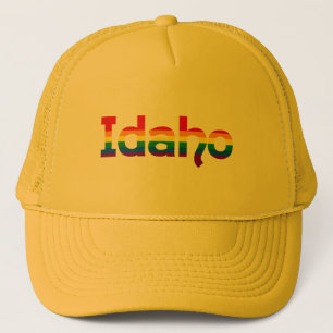 Idaho Rainbow text Hat Keps
