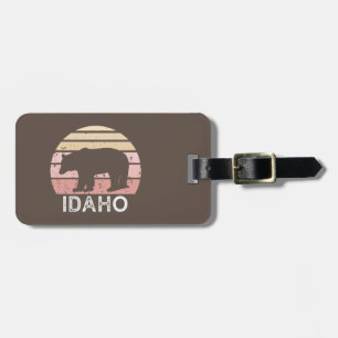 Idaho Retro Bear Bagagebricka
