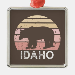 Idaho Retro Bear Julgransprydnad Metall