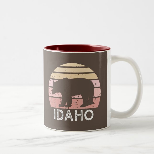 Idaho Retro Bear Två-Tonad Mugg (Höger)