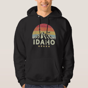 Idaho Retro Stil ID USA Hoodie