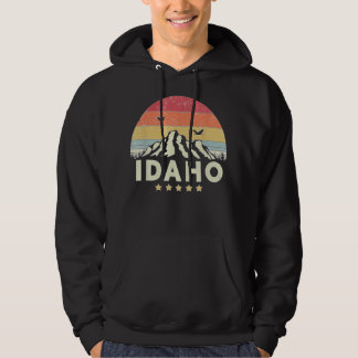 Idaho Retro Stil ID USA Hoodie
