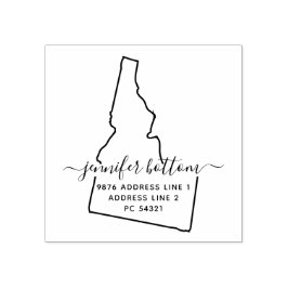Idaho returadress business stämpel