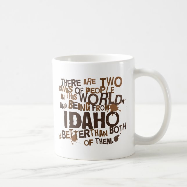 Idaho (rolig) gåva kaffemugg (Höger)