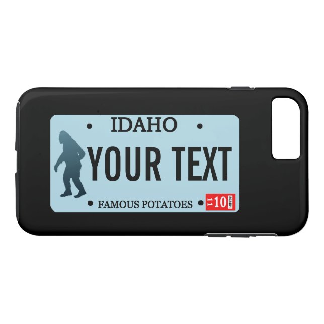 Idaho Sasquatch-licensskylt Case-Mate iPhone Skal (Baksida (horisontal))