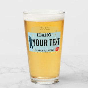 Idaho Sasquatch-licensskylt Glaskopp