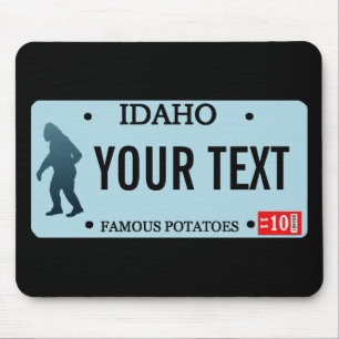Idaho Sasquatch-licensskylt Musmatta