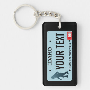 Idaho Sasquatch-licensskylt Nyckelring