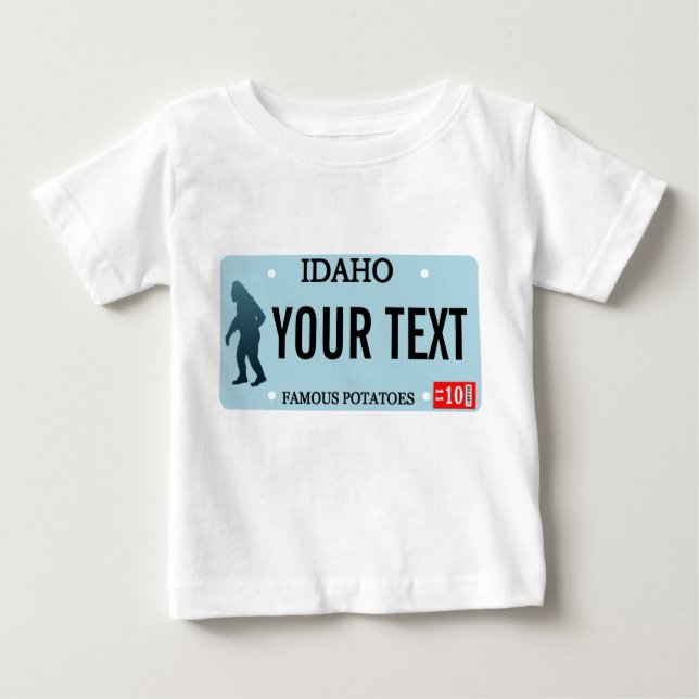 Idaho Sasquatch-licensskylt Tee (Framsida)