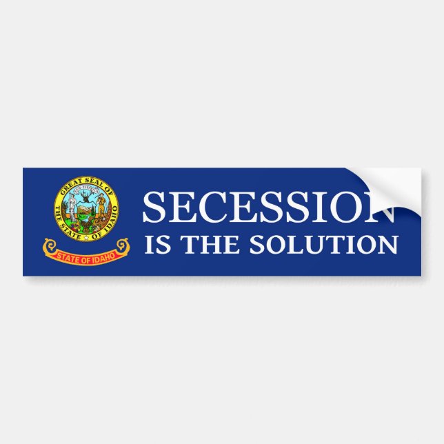 Idaho Secession Bumper Sticker Bildekal (Framsidan)