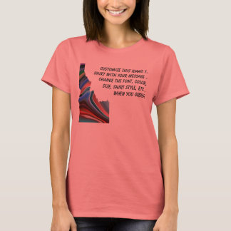Idaho Shirt - Anpassningsbar med val eller annat T-shirt