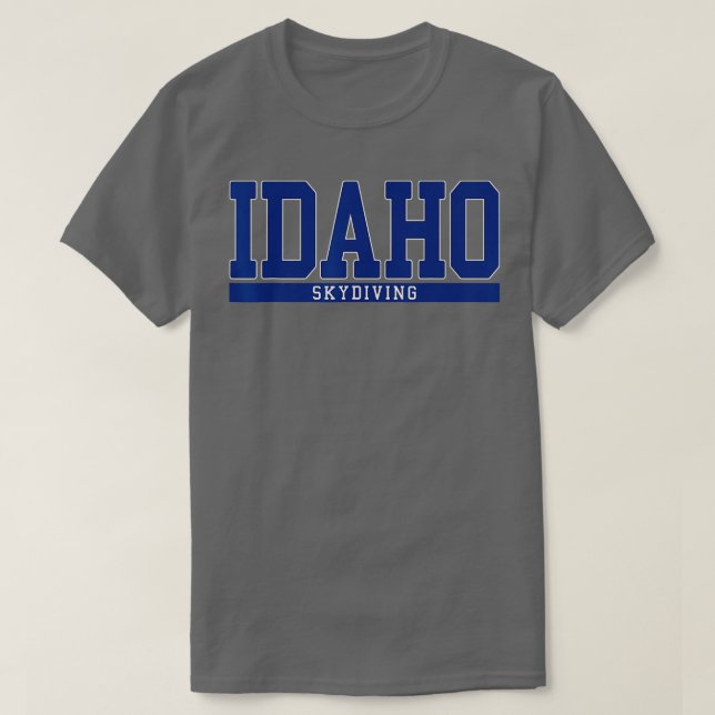 Idaho Skydiving T Shirt (Design framsida)