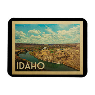 Idaho Snake River kanjonvintage resor Magnet