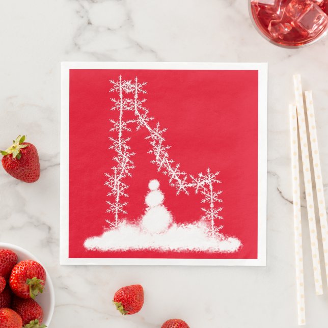 Idaho Snowflake Pappersservett (Insitu)