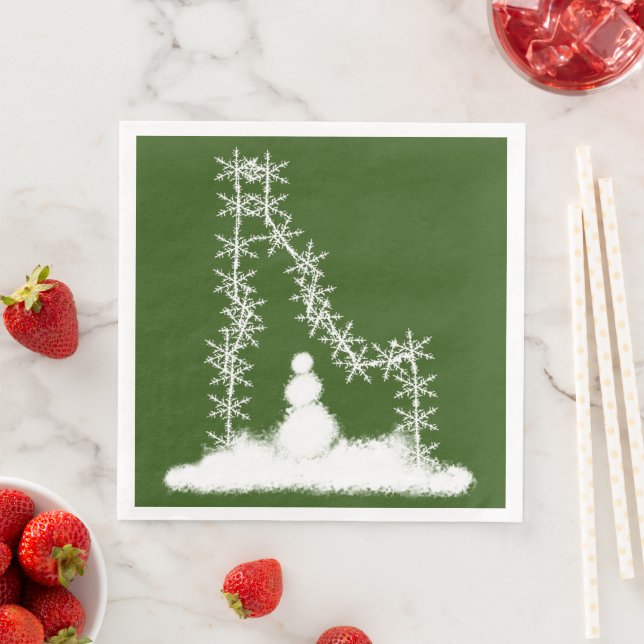 Idaho Snowflake Pappersservett (Insitu)