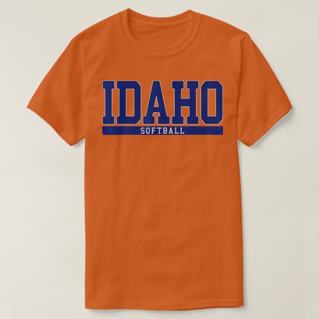 Idaho Softball T Shirt (Design framsida)