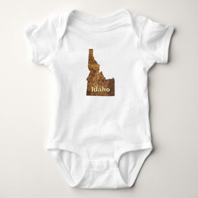 Idaho Spud Karta T-shirt (Framsida)