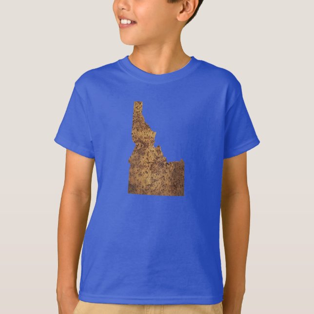 Idaho Spud Karta Tee Shirt (Framsida)