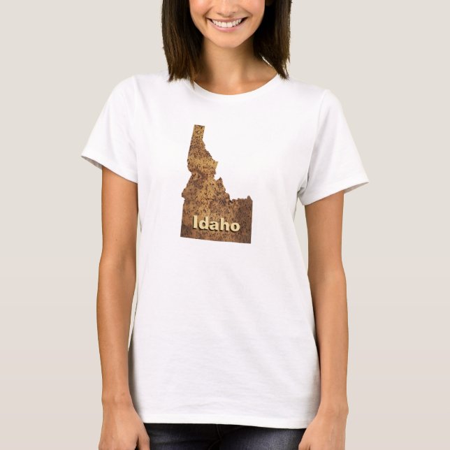 Idaho Spud Karta Tee Shirt (Framsida)