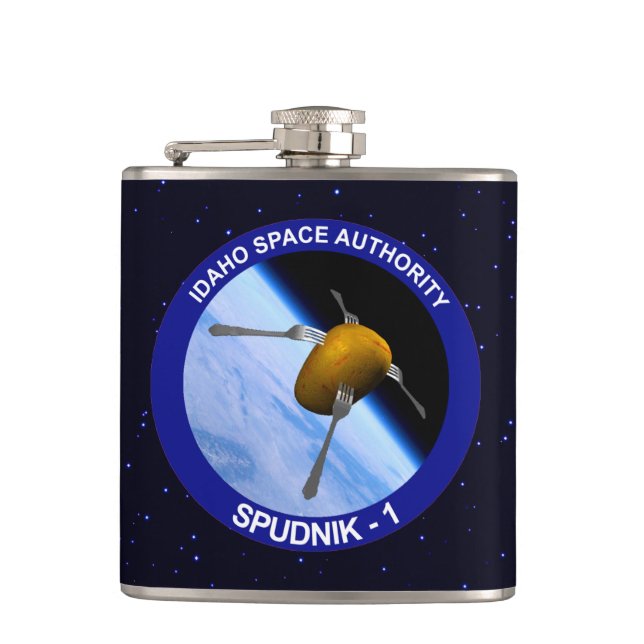 Idaho Spudnik Satellite Uppdrag Patch Fickplunta (Framsidan)