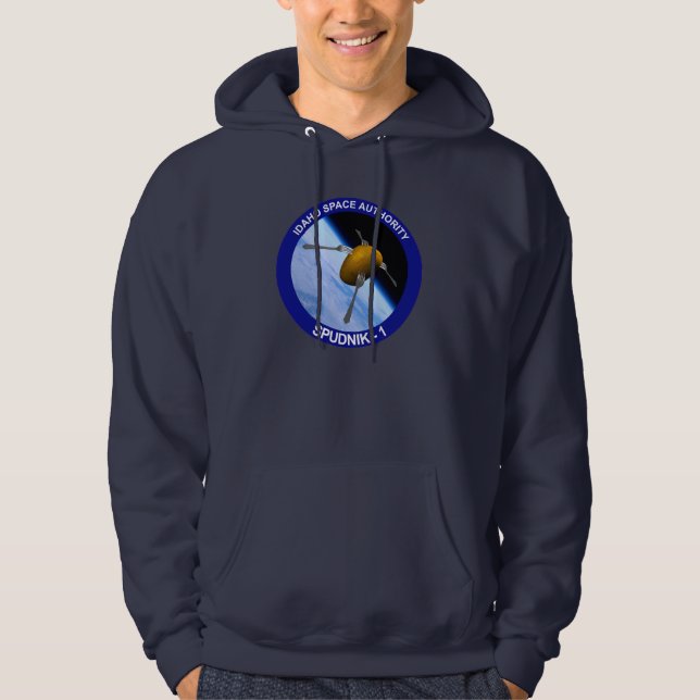 Idaho Spudnik Satellite Uppdrag Patch Munkjacka (Framsida)