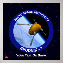 Idaho Spudnik Satellite Uppdrag Patch