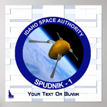 Idaho Spudnik Satellite Uppdrag Patch