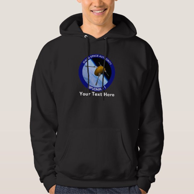 Idaho Spudnik Satellite Uppdrag Patch Sweatshirt (Framsida)