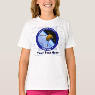Idaho Spudnik Satellite Uppdrag Patch T Shirt