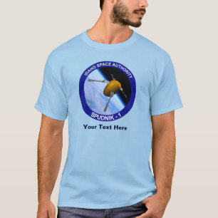 Idaho Spudnik Satellite Uppdrag Patch T Shirt