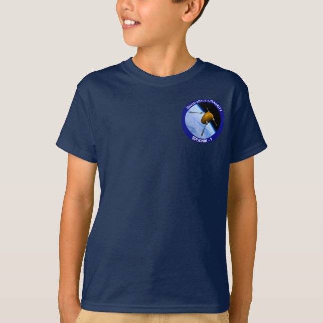 Idaho Spudnik Satellite Uppdrag Patch Tee (Framsida)
