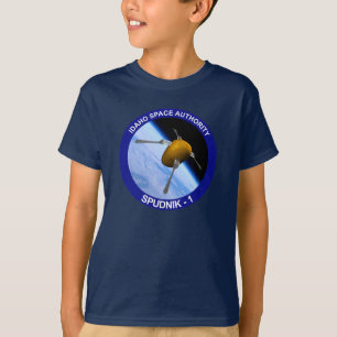 Idaho Spudnik Satellite Uppdrag Patch Tee Shirt