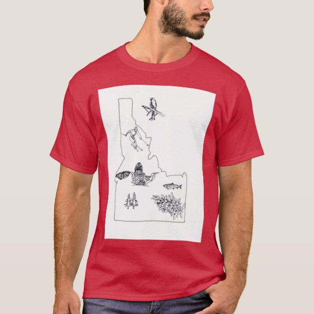 Idaho stat 2 t shirt (Framsida)