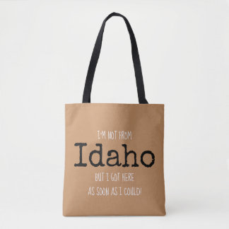 Idaho State Bag Souvenir Tote personlig Tygkasse