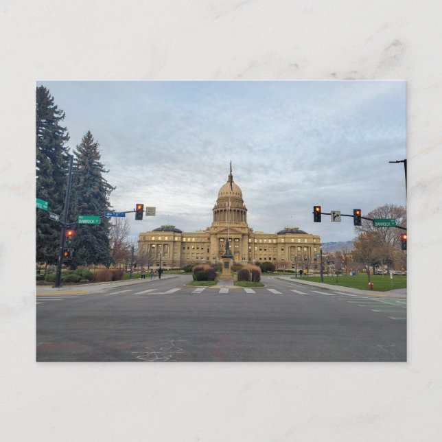 Idaho State Capitol Building Boise Vykort (Framsida)