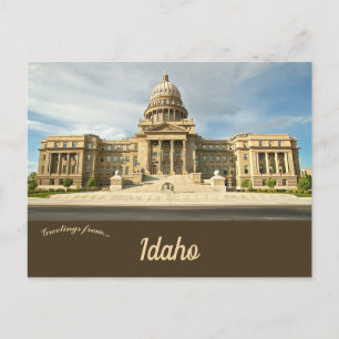 Idaho State Capitol i Boise Idaho Vykort