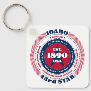 Idaho State Keychain Nyckelring
