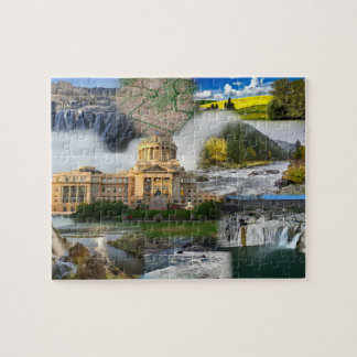Idaho State Photo Collage 8 Bilder Jigszle Puzzle Pussel