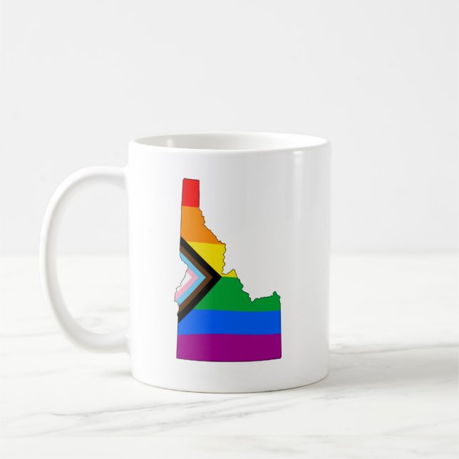 Idaho State Stolthet HBTQ Progress Stolthet Kaffemugg (Vänster)