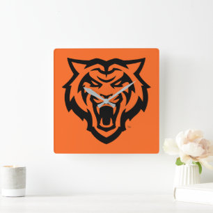 Idaho State Universiteten Bengals Spirit Design Fyrkantig Klocka