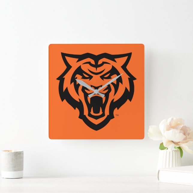 Idaho State Universiteten Bengals Spirit Design Fyrkantig Klocka (Hem)